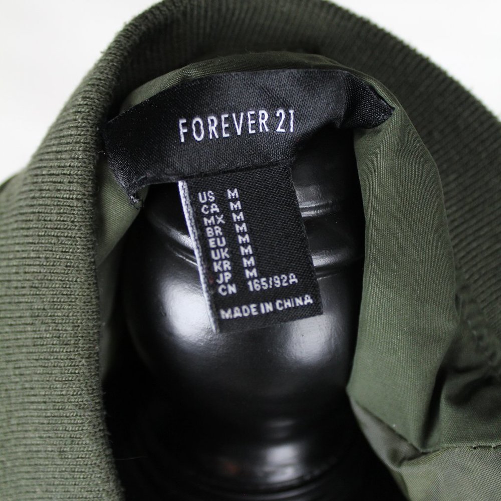 Green Military Style Forever 21 Jacket - Picture 10 of 10